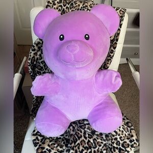 Purple gummy bear stuffy